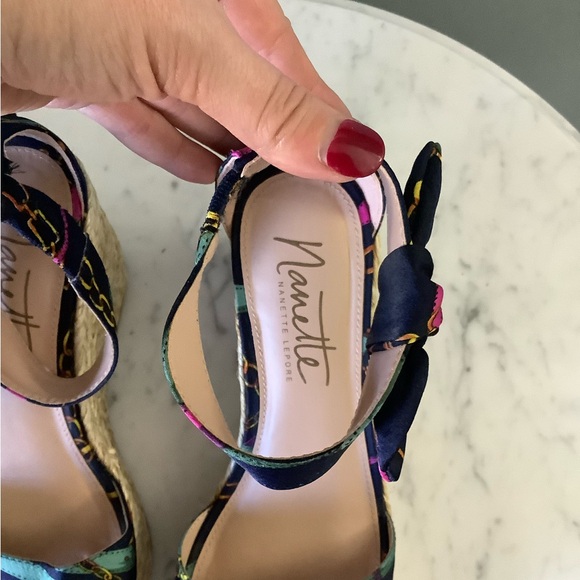 Nanette Lepore Symphony Espadrilles Size 7 - Picture 8 of 11